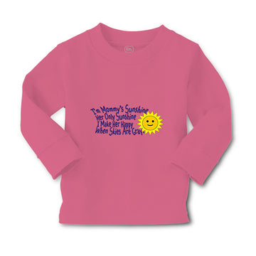 Baby Clothes Mommy's Only Sunshine Make Her Happy Mom Mothers Day Cotton