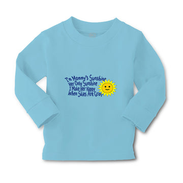 Baby Clothes Mommy's Only Sunshine Make Her Happy Mom Mothers Day Cotton