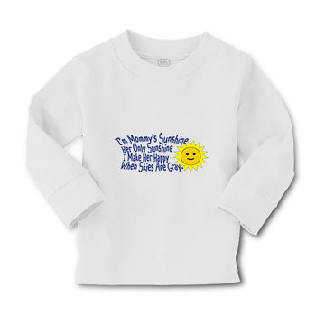Baby Clothes Mommy's Only Sunshine Make Her Happy Mom Mothers Day Cotton
