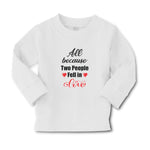 Baby Clothes All Because 2 People Fell in Love Boy & Girl Clothes Cotton - Cute Rascals