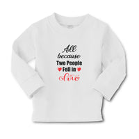 Baby Clothes All Because 2 People Fell in Love Boy & Girl Clothes Cotton - Cute Rascals