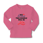 Baby Clothes All Because 2 People Fell in Love Boy & Girl Clothes Cotton - Cute Rascals