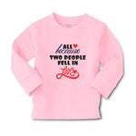 Baby Clothes All Because 2 People Fell in Love Boy & Girl Clothes Cotton - Cute Rascals