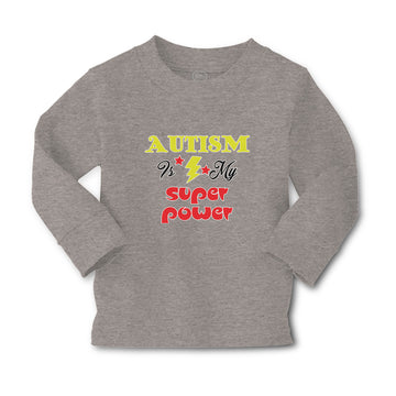 Baby Clothes Autism Is My Super Power Boy & Girl Clothes Cotton