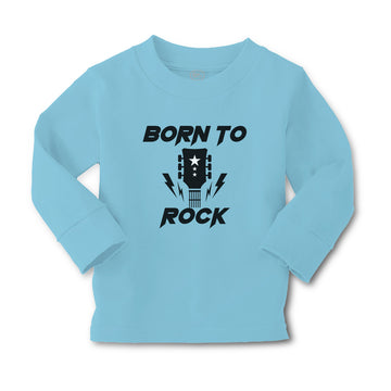 Baby Clothes Born to Rock with Guitar Boy & Girl Clothes Cotton