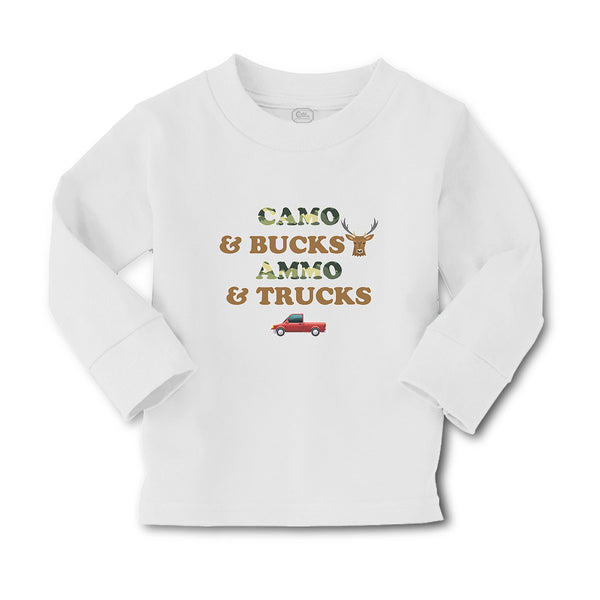 Baby Clothes Camo & Bucks Ammo & Trucks Boy & Girl Clothes Cotton - Cute Rascals