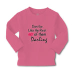Baby Clothes Don'T Be like The Rest of Them Darling Boy & Girl Clothes Cotton - Cute Rascals