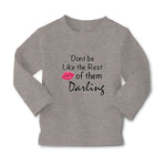 Baby Clothes Don'T Be like The Rest of Them Darling Boy & Girl Clothes Cotton - Cute Rascals