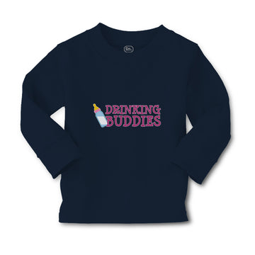 Baby Clothes Drinking Buddies with Feeding Bottle Boy & Girl Clothes Cotton