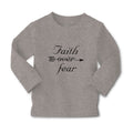 Baby Clothes Faith over Fear Boy & Girl Clothes Cotton