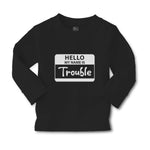 Baby Clothes Hello My Name Is Trouble Boy & Girl Clothes Cotton - Cute Rascals