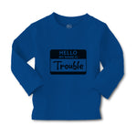 Baby Clothes Hello My Name Is Trouble Boy & Girl Clothes Cotton - Cute Rascals