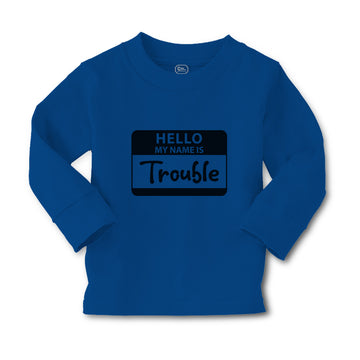 Baby Clothes Hello My Name Is Trouble Boy & Girl Clothes Cotton