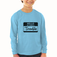 Baby Clothes Hello My Name Is Trouble Boy & Girl Clothes Cotton - Cute Rascals