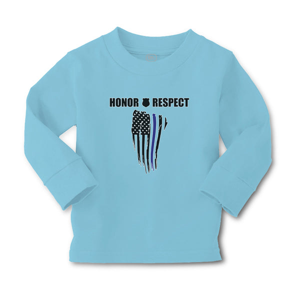 Baby Clothes Honor Respect An Police Flag Boy & Girl Clothes Cotton - Cute Rascals