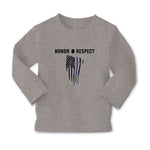 Baby Clothes Honor Respect An Police Flag Boy & Girl Clothes Cotton - Cute Rascals