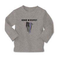 Baby Clothes Honor Respect An Police Flag Boy & Girl Clothes Cotton - Cute Rascals