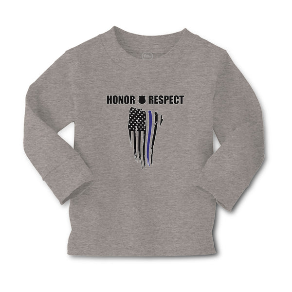 Baby Clothes Honor Respect An Police Flag Boy & Girl Clothes Cotton - Cute Rascals