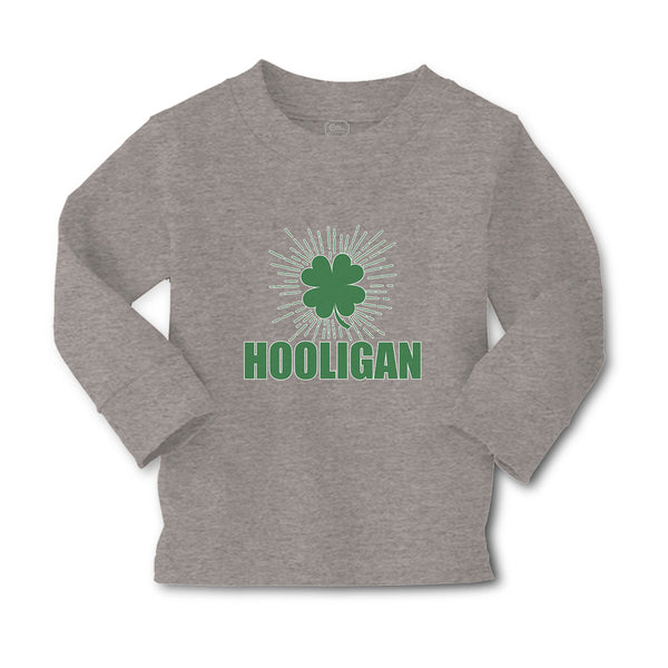 Baby Clothes Hooligan with Irish Shamrock Leaf Boy & Girl Clothes Cotton - Cute Rascals