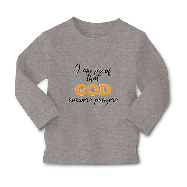 Baby Clothes I Am Proof That God Answers Prayers Boy & Girl Clothes Cotton - Cute Rascals