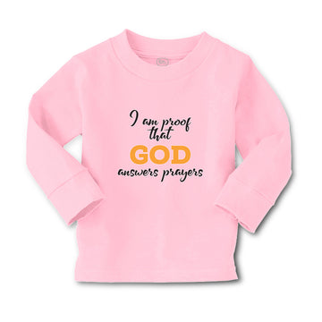 Baby Clothes I Am Proof That God Answers Prayers Boy & Girl Clothes Cotton