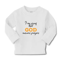 Baby Clothes I Am Proof That God Answers Prayers Boy & Girl Clothes Cotton - Cute Rascals