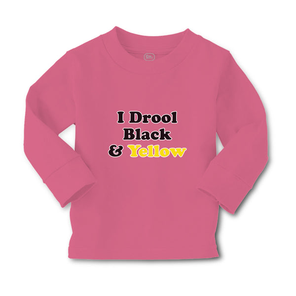Baby Clothes I Drool Orange & Yellow Boy & Girl Clothes Cotton - Cute Rascals