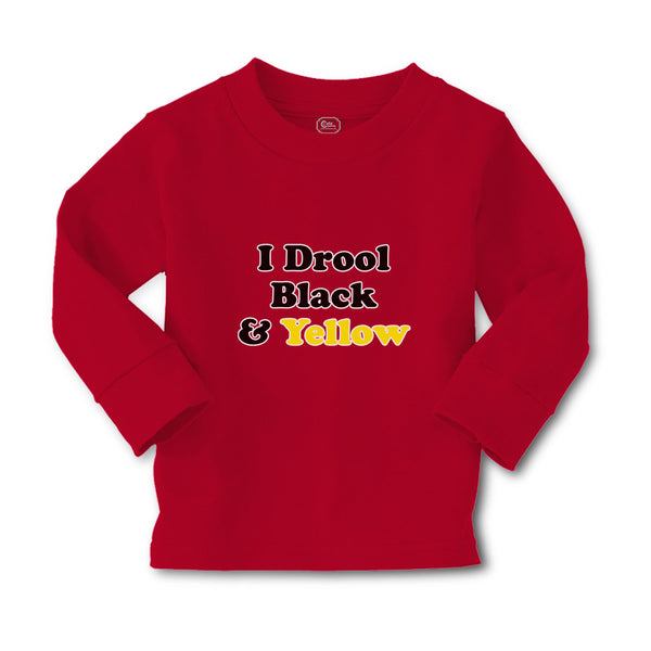 Baby Clothes I Drool Orange & Yellow Boy & Girl Clothes Cotton - Cute Rascals