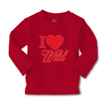 Baby Clothes I Love Wild Boy & Girl Clothes Cotton