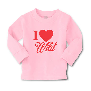 Baby Clothes I Love Wild Boy & Girl Clothes Cotton