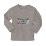 Baby Clothes I'Ll Take A Bottle of The House White Boy & Girl Clothes Cotton - Cute Rascals