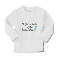 Baby Clothes I'Ll Take A Bottle of The House White Boy & Girl Clothes Cotton - Cute Rascals