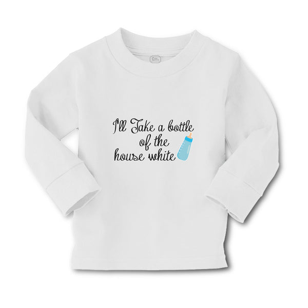 Baby Clothes I'Ll Take A Bottle of The House White Boy & Girl Clothes Cotton - Cute Rascals