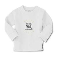 Baby Clothes I'M Just Stuck in The Middle Boy & Girl Clothes Cotton - Cute Rascals