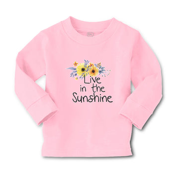 Baby Clothes Live in The Sunshine Boy & Girl Clothes Cotton