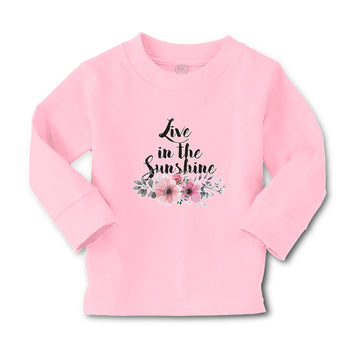 Baby Clothes Live in The Sunshine Boy & Girl Clothes Cotton