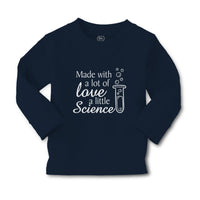 Baby Clothes Made with A Lot of Love A Little Science Boy & Girl Clothes Cotton - Cute Rascals
