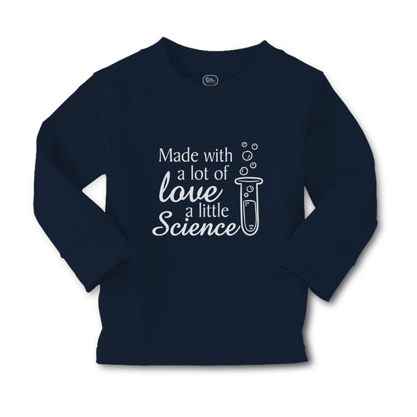 Baby Clothes Made with A Lot of Love A Little Science Boy & Girl Clothes Cotton - Cute Rascals