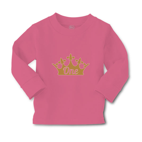 Baby Clothes Birthday 1 Number Name and with Golden Crown Boy & Girl Clothes - Cute Rascals