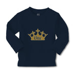 Baby Clothes Birthday 1 Number Name and with Golden Crown Boy & Girl Clothes - Cute Rascals