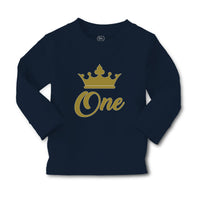 Baby Clothes Age 1 and Number Name with Gold Crown Boy & Girl Clothes Cotton - Cute Rascals