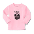 Baby Clothes Proud Owner of A Bearded Daddy Boy & Girl Clothes Cotton