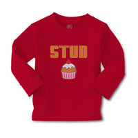 Baby Clothes Stud with Cherry on Cupcake Boy & Girl Clothes Cotton - Cute Rascals