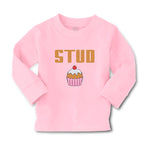 Baby Clothes Stud with Cherry on Cupcake Boy & Girl Clothes Cotton - Cute Rascals