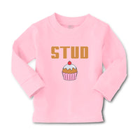 Baby Clothes Stud with Cherry on Cupcake Boy & Girl Clothes Cotton - Cute Rascals