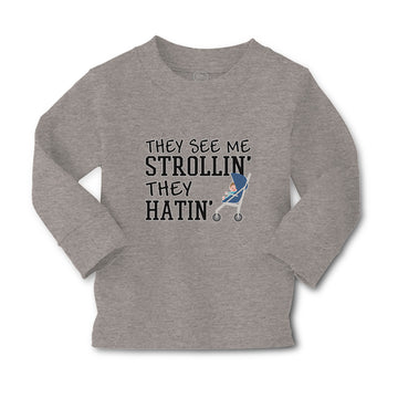 Baby Clothes They See Me Strollin. They Hatin. Boy & Girl Clothes Cotton