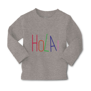 Baby Clothes Hola! Hello Hispanic Spanish Boy & Girl Clothes Cotton