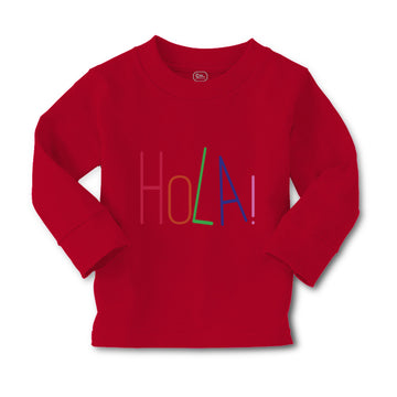 Baby Clothes Hola! Hello Hispanic Spanish Boy & Girl Clothes Cotton