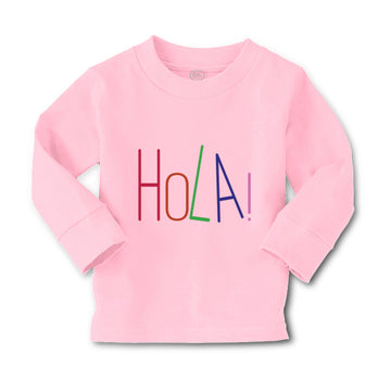 Baby Clothes Hola! Hello Hispanic Spanish Boy & Girl Clothes Cotton