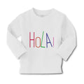 Baby Clothes Hola! Hello Hispanic Spanish Boy & Girl Clothes Cotton